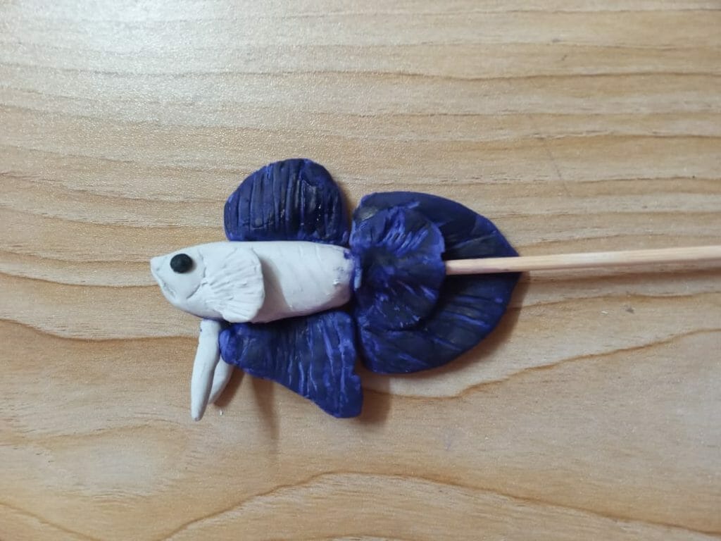 diy betta flare stick step 14