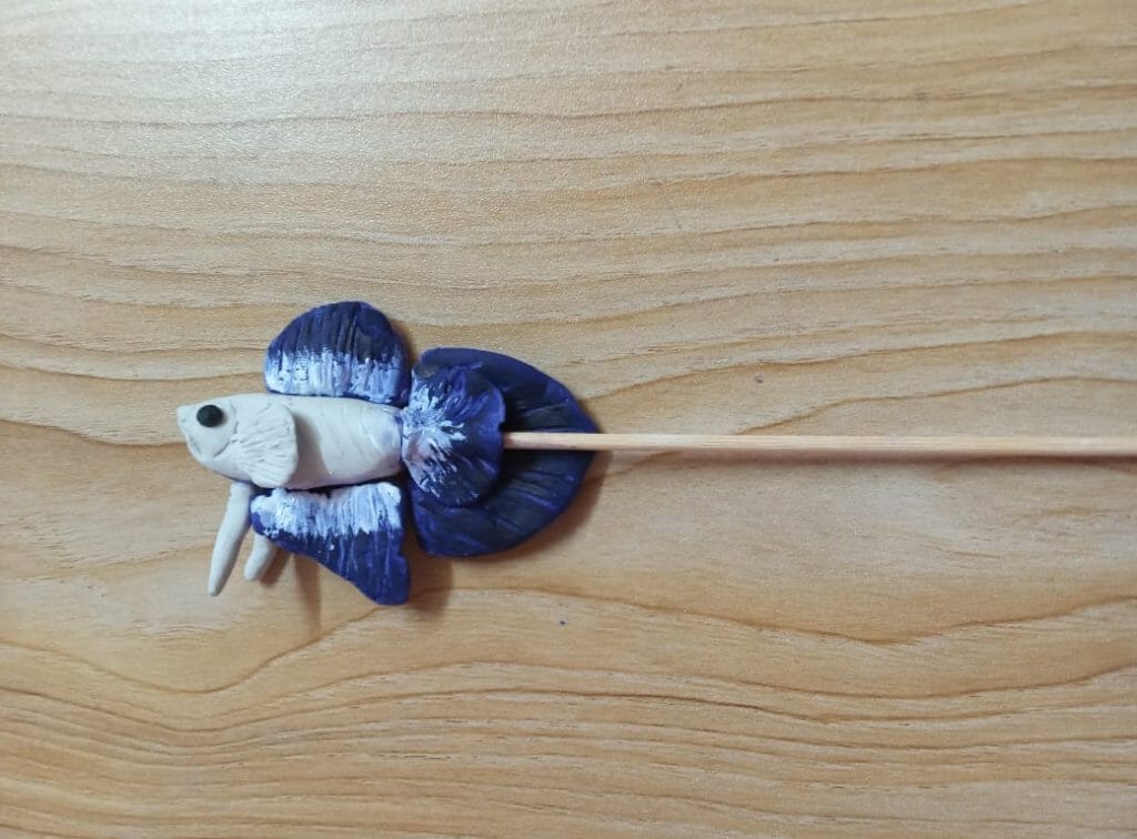 diy betta flare stick step 15