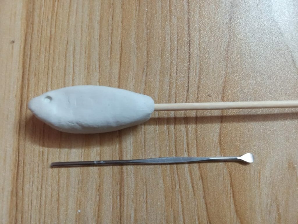 diy betta flare stick step 5