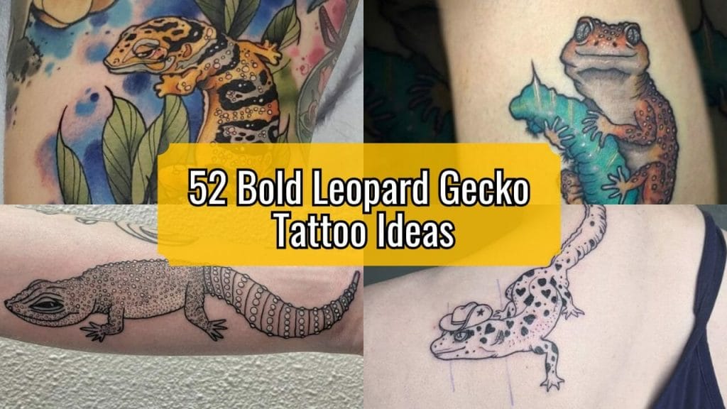 52 Bold Leopard Gecko Tattoo Ideas