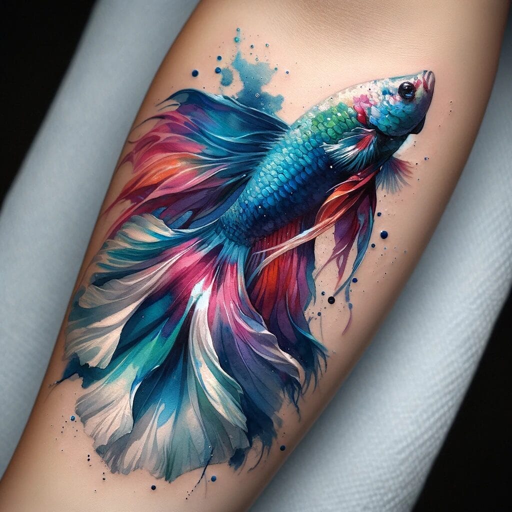 25 Unique Betta Fish Tattoo Design Ideas For Creative Owners – Acuario Pets