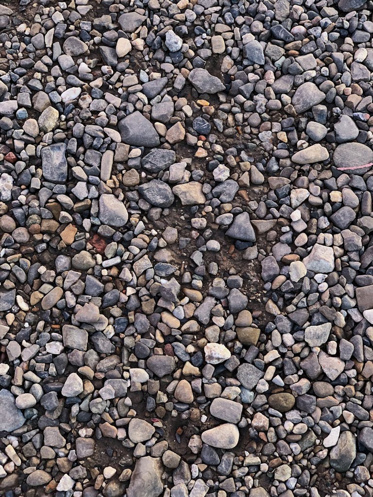 Brown and Gray Stone Pebbles